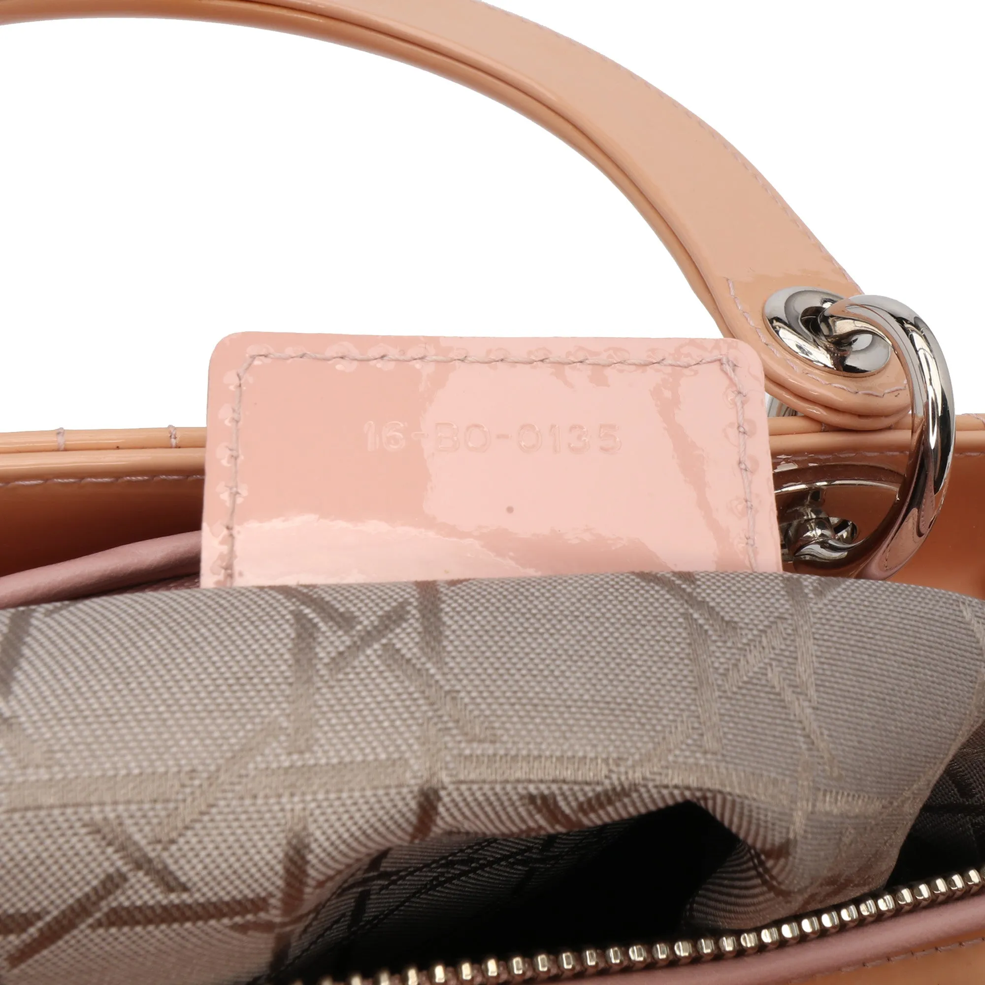 Dior Large Patent Cannage Lady Dior