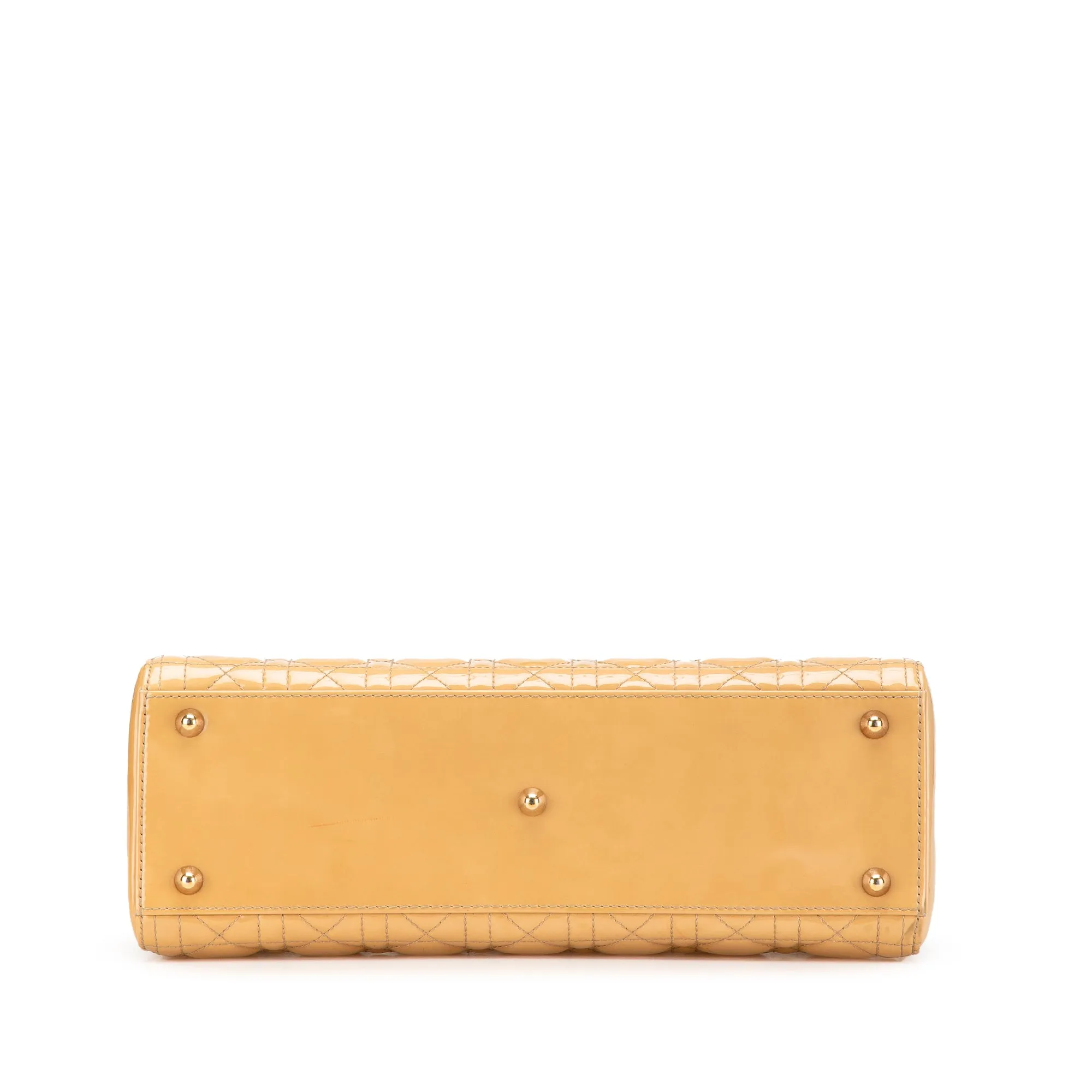 Dior Large Patent Cannage Lady Dior