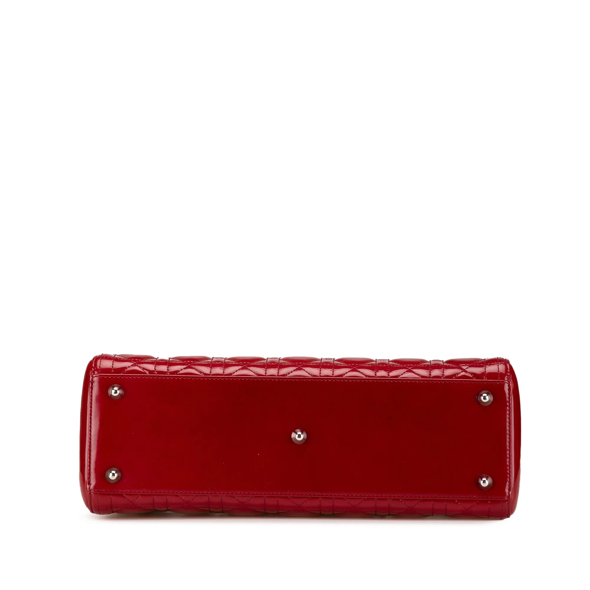 Dior Large Patent Cannage Lady Dior