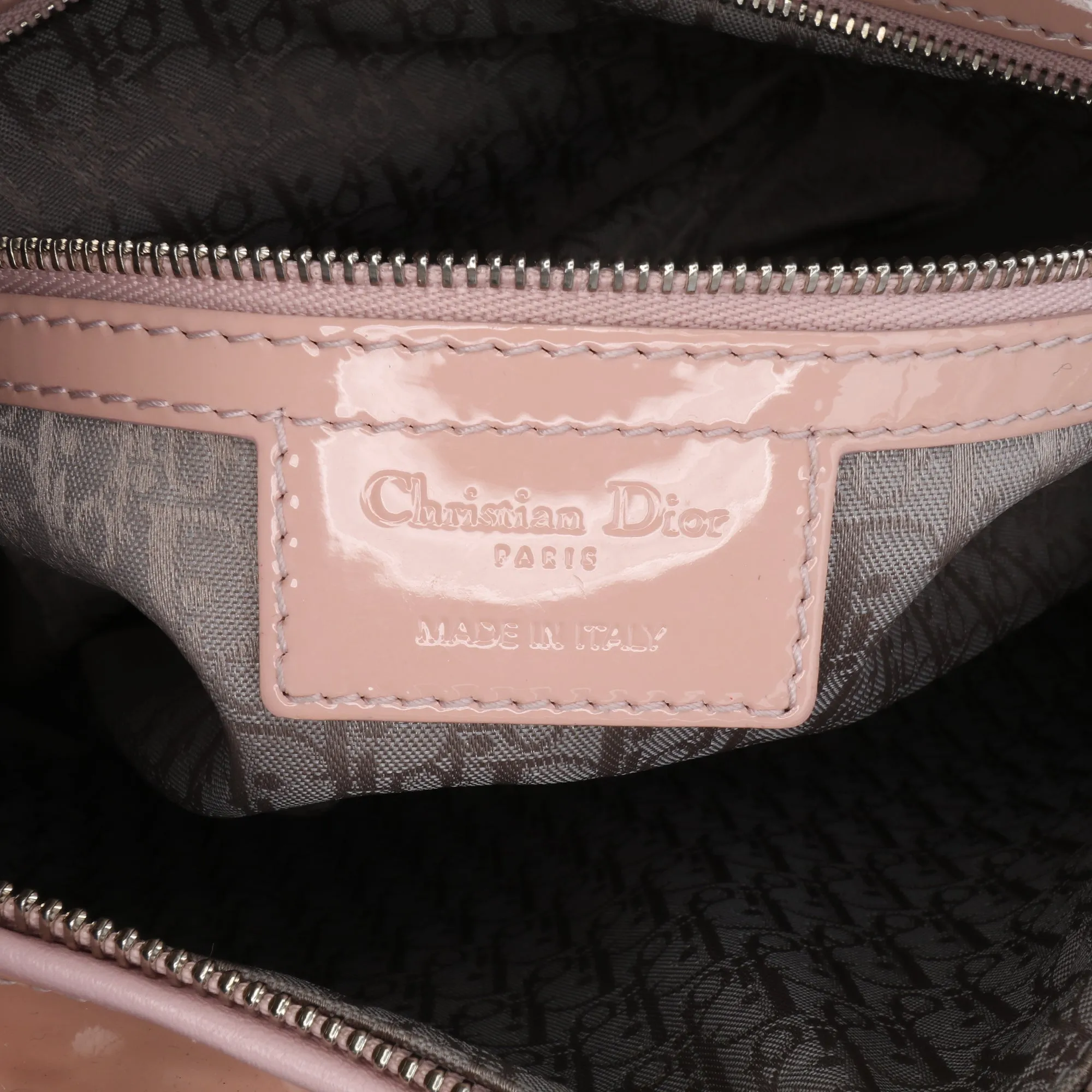 Dior Large Patent Cannage Lady Dior