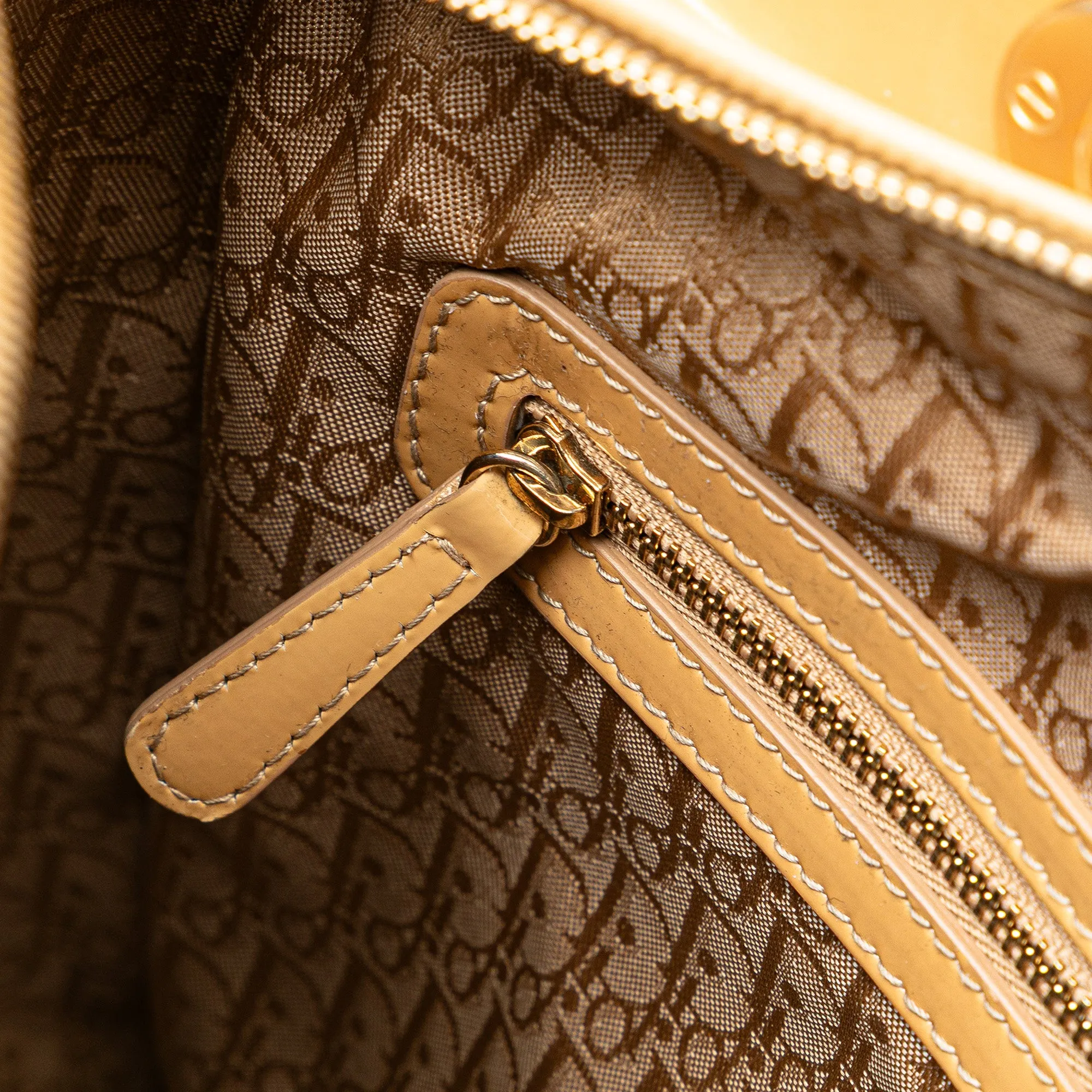 Dior Large Patent Cannage Lady Dior