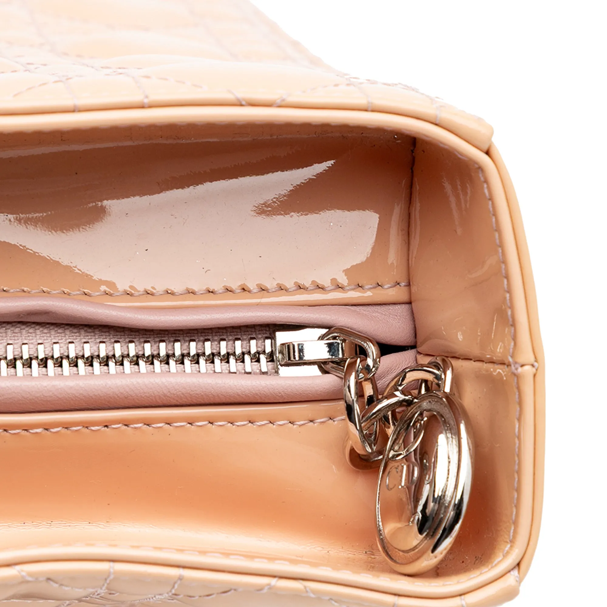 Dior Large Patent Cannage Lady Dior
