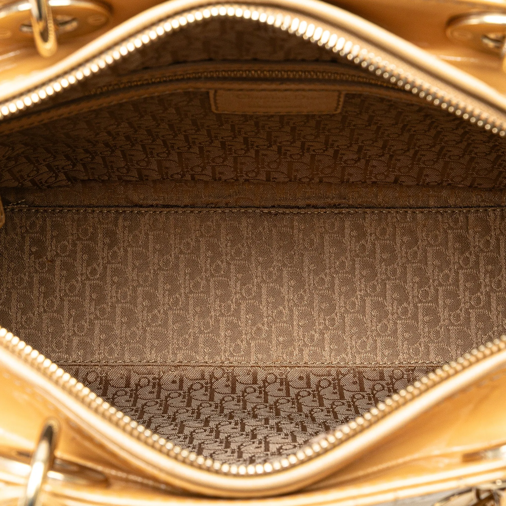 Dior Large Patent Cannage Lady Dior