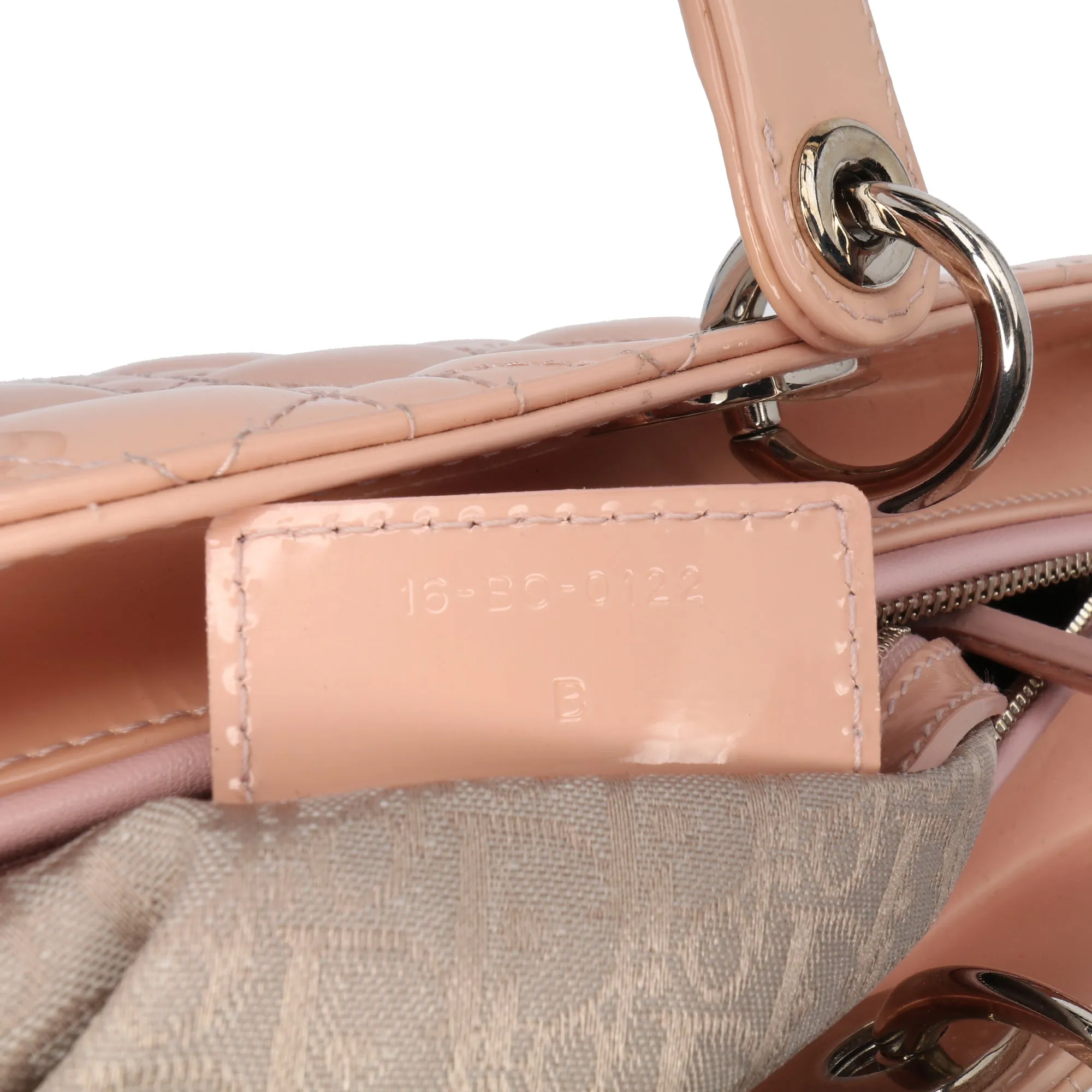 Dior Large Patent Cannage Lady Dior