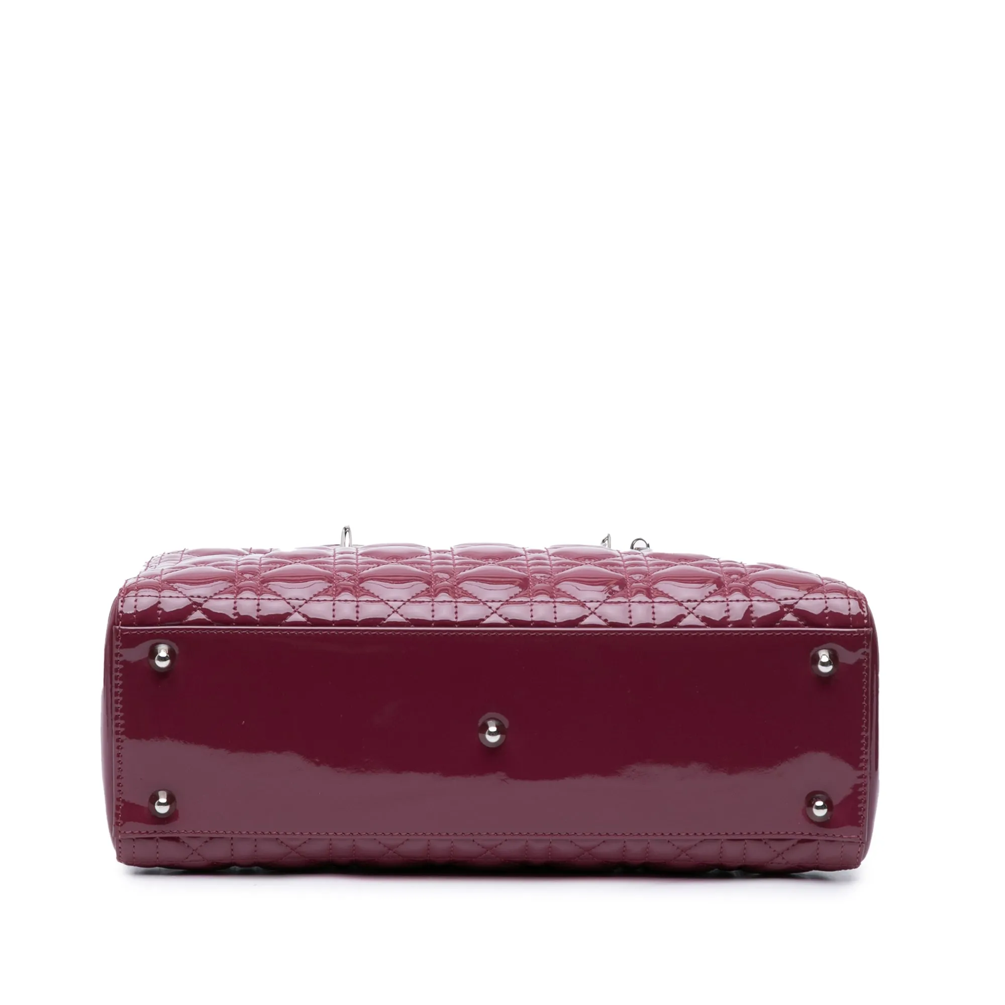 Dior Large Patent Cannage Lady Dior