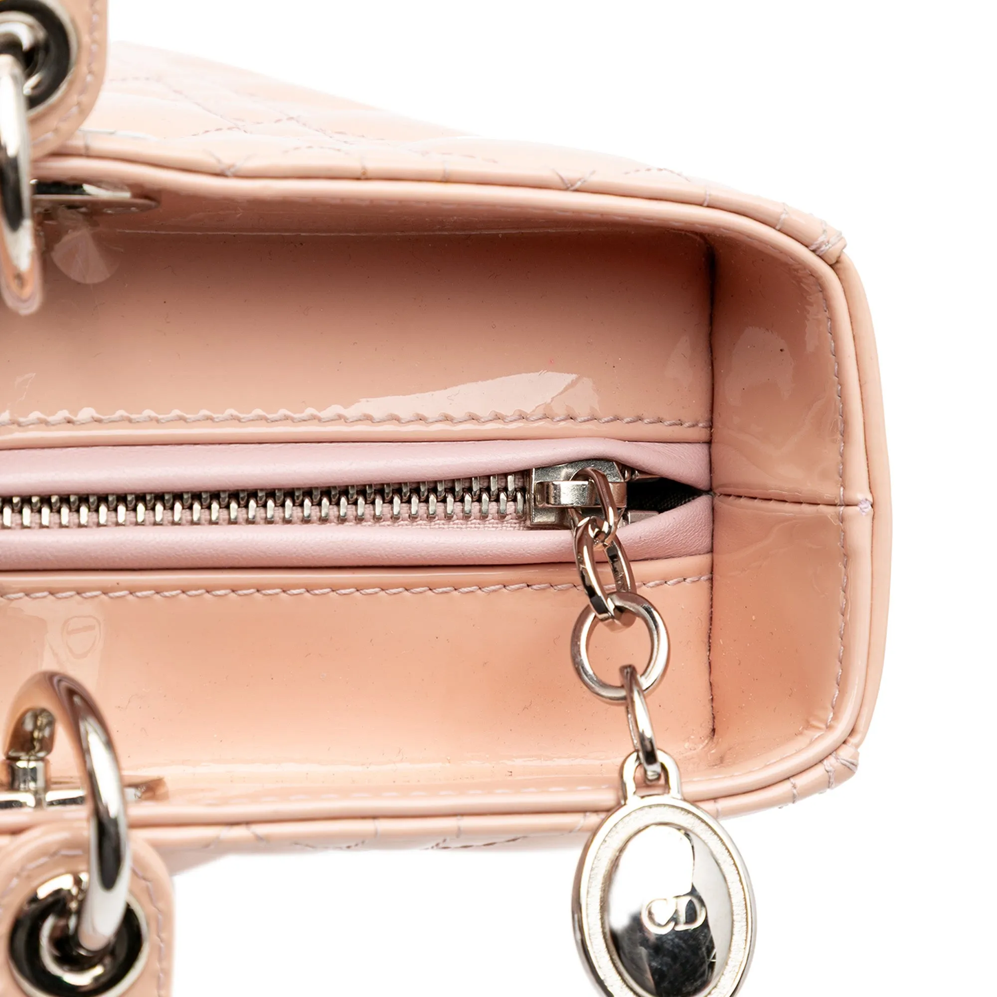 Dior Large Patent Cannage Lady Dior