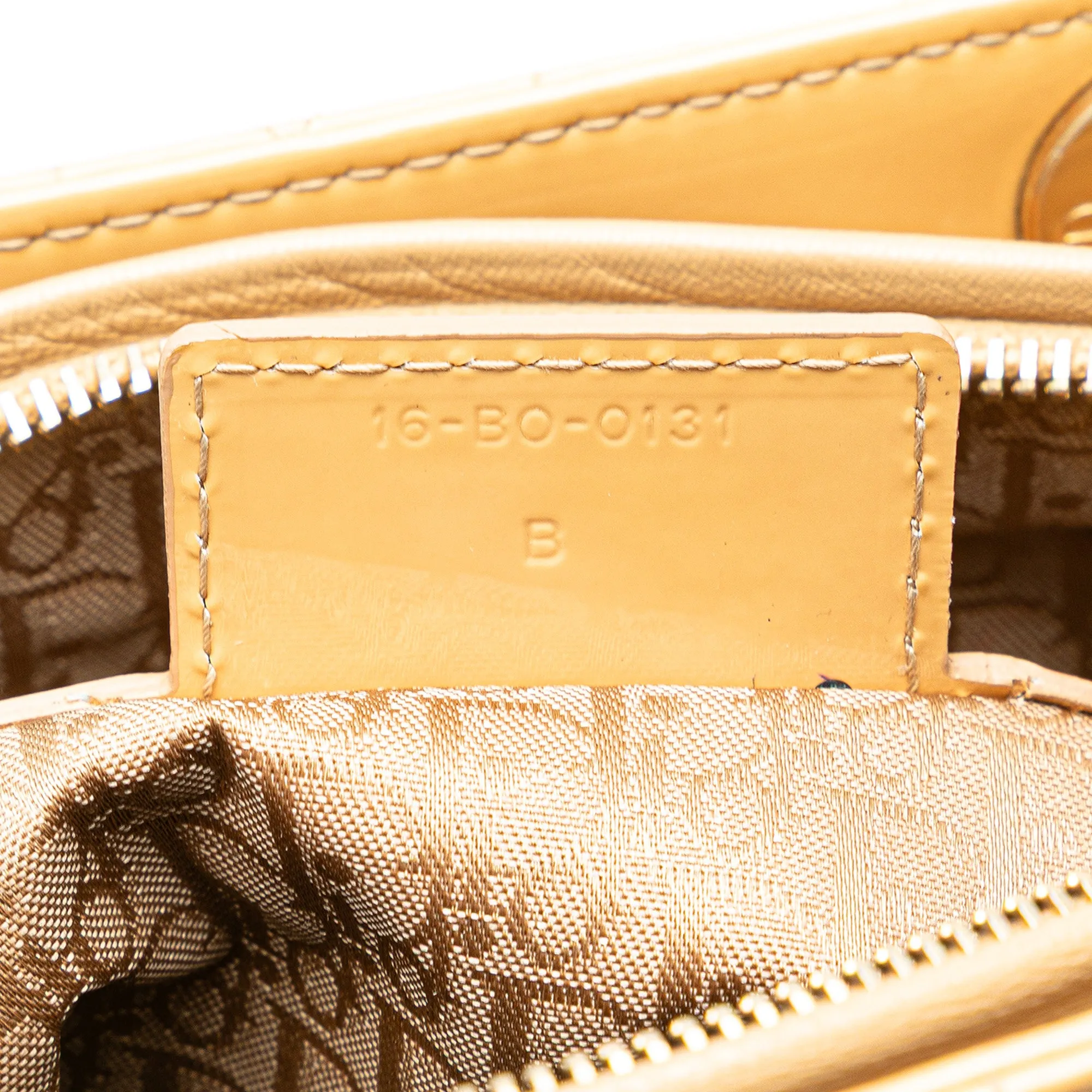Dior Large Patent Cannage Lady Dior