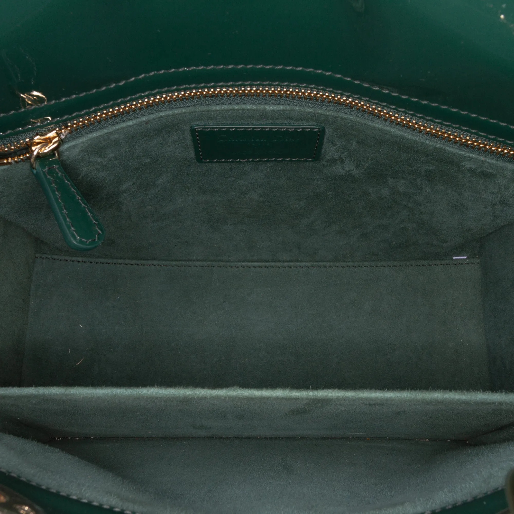 Dior Medium Patent Cannage Lady Dior