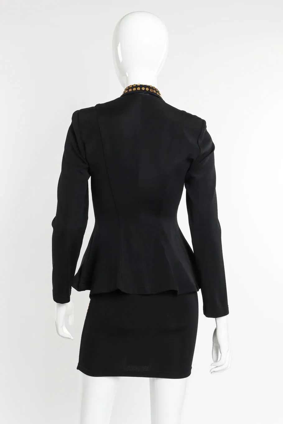 Disc Stud Jacket & Skirt Set