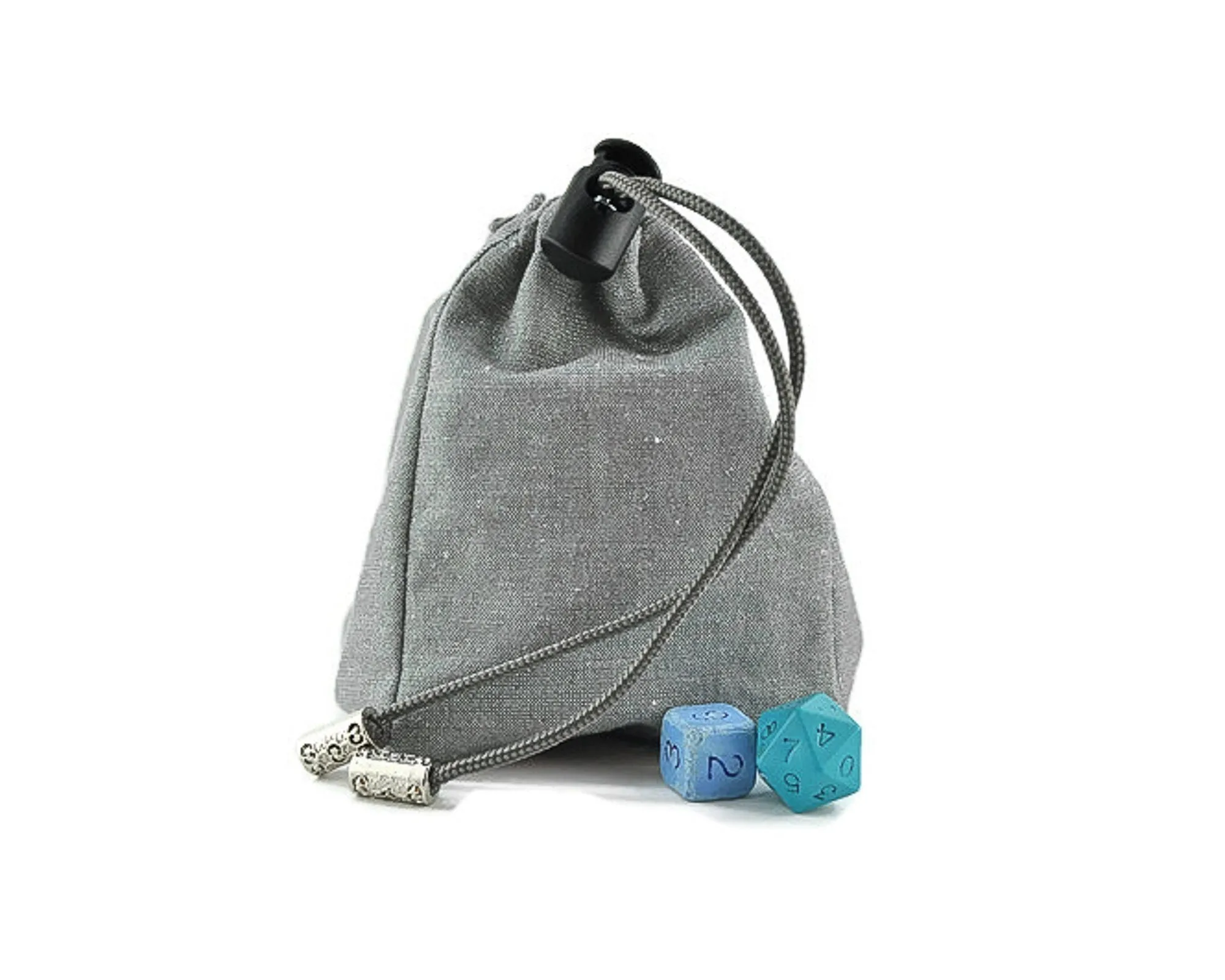 dnd Dice Bag, Two Toned Dragon Head