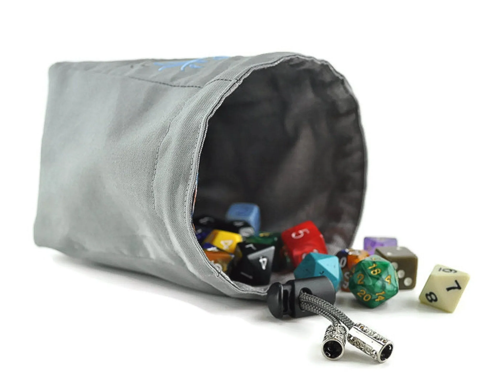 dnd Dice Bag, Two Toned Dragon Head