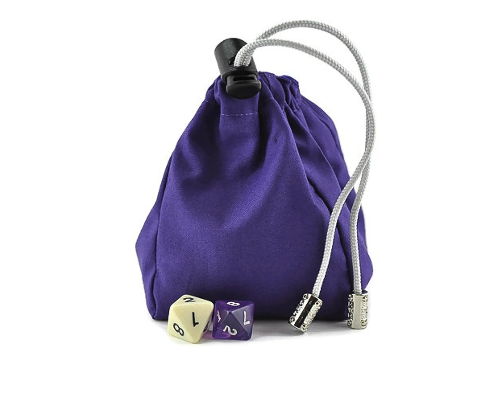 dnd purple night sky dice bag, tabletop game pouch