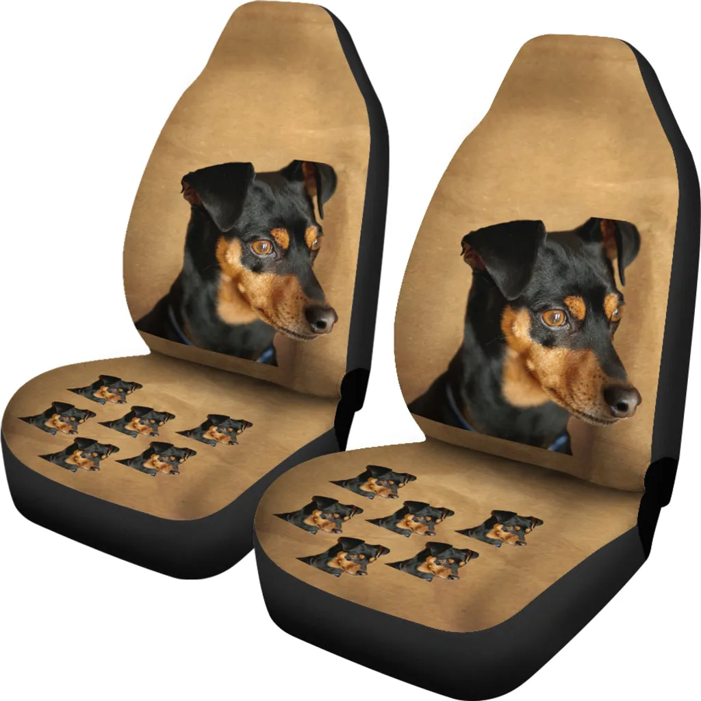 Doberman Pinscher Car Seat Covers - Set of 2
