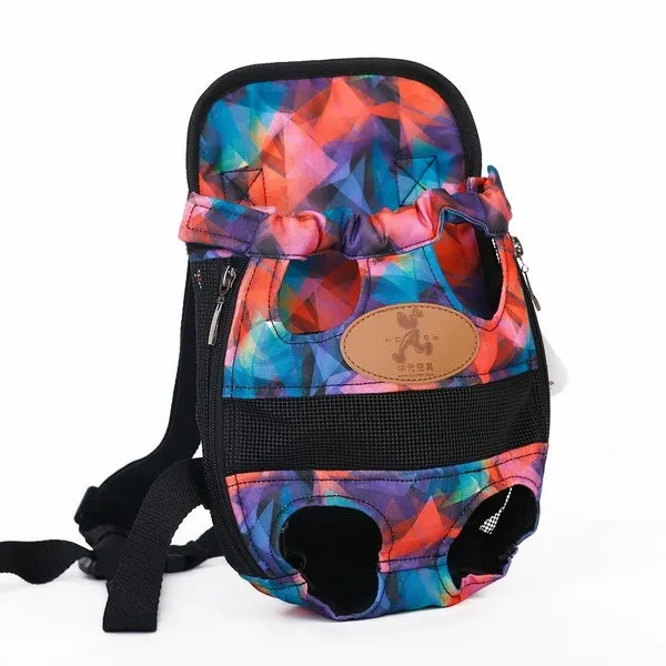Dog Carrier Fashion Red Color Travel Dog Backpack Breathable Pet Bags Shoulder Pet Puppy Carrier