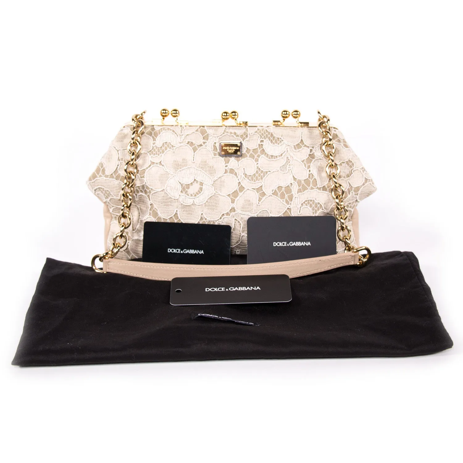 Dolce & Gabbana Floral Fabric Bag
