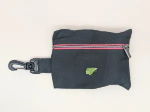 Doodie Duty Bags- Black with Hot Pink Zipper