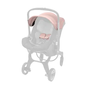 Doona Fabric Canopy and Shoulder Pads - Blush Pink