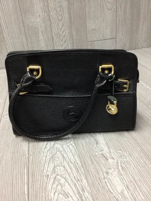 Dooney & Bourke Black Satchel Leather Waterproof Purse