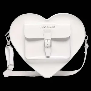 Dr Martens - White Patent Heart Purse
