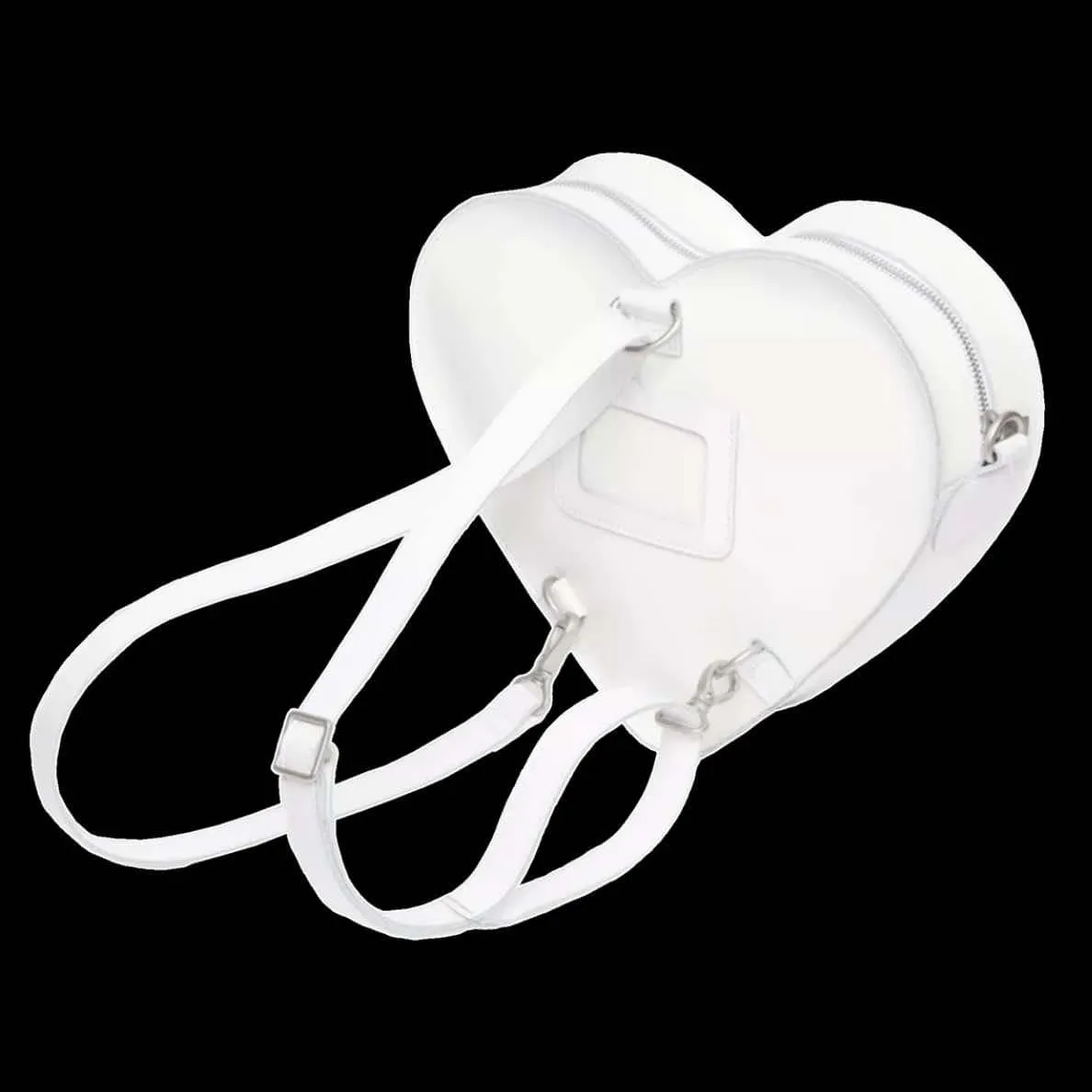 Dr Martens - White Patent Heart Purse