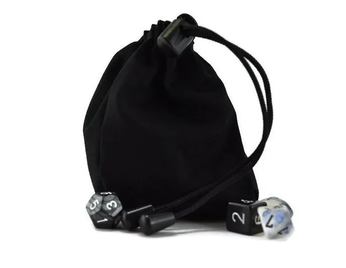 Dragon bust dice bag, metallic pink