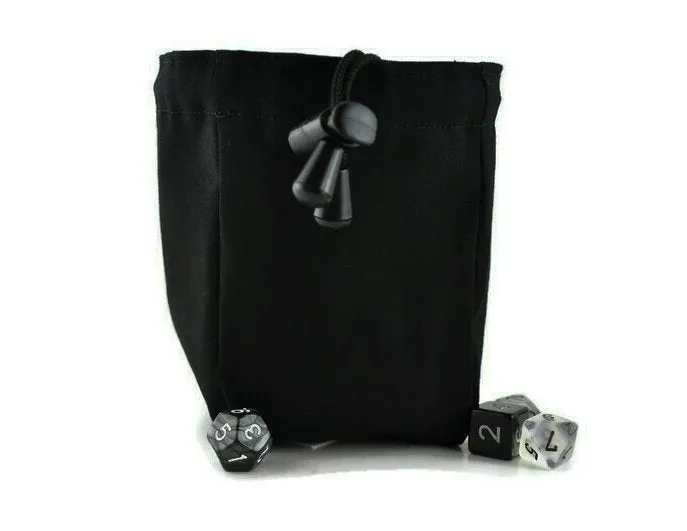 Dragon design dice bag, metallic pink
