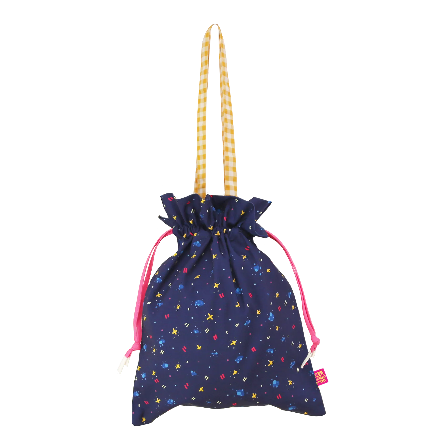 Drawstring tote bag - Midnight travels