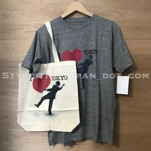 DS! Sophnet x Nick Walker Tee and Tote Bag Set Grey