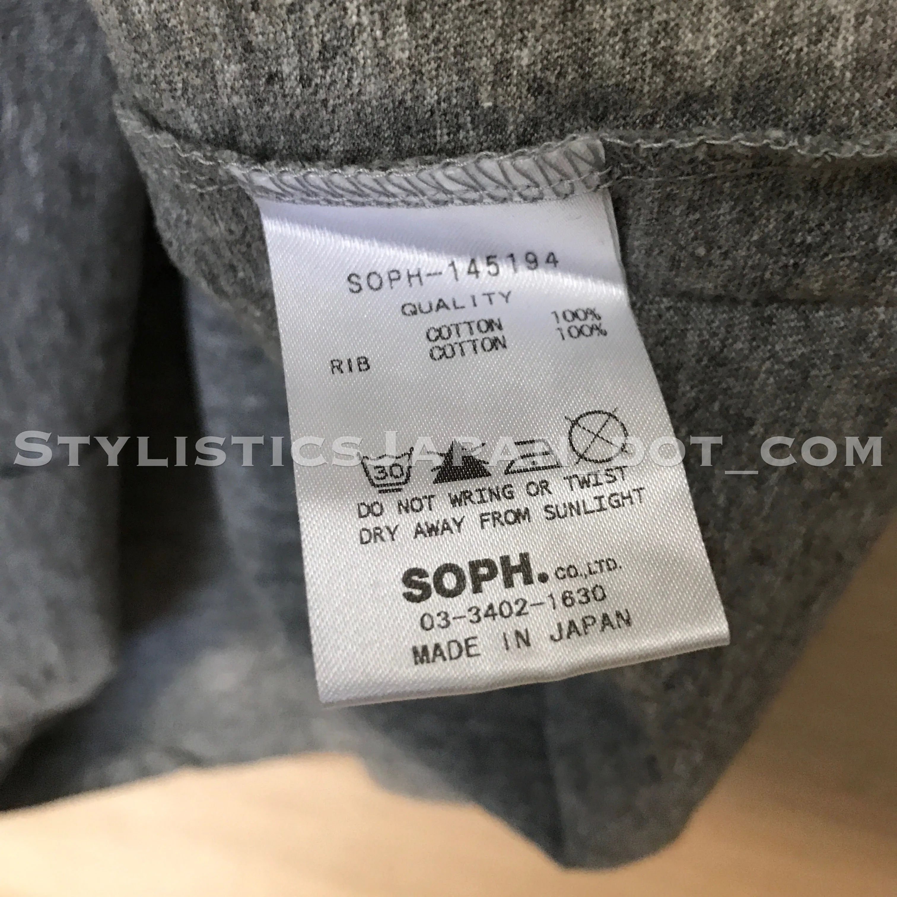 DS! Sophnet x Nick Walker Tee and Tote Bag Set Grey