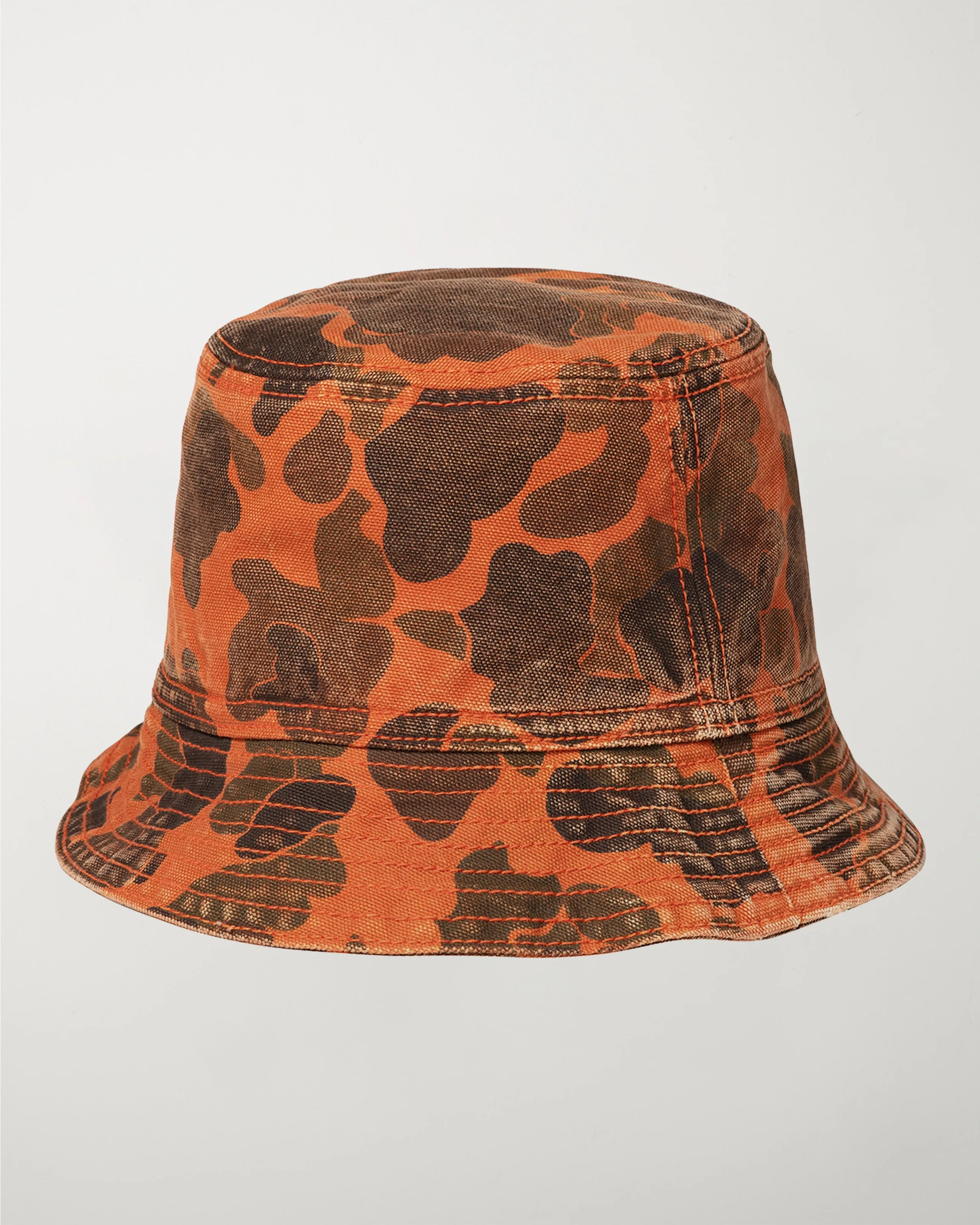 Duck Bucket Hat Green/Turmeric (Garment Dyed)