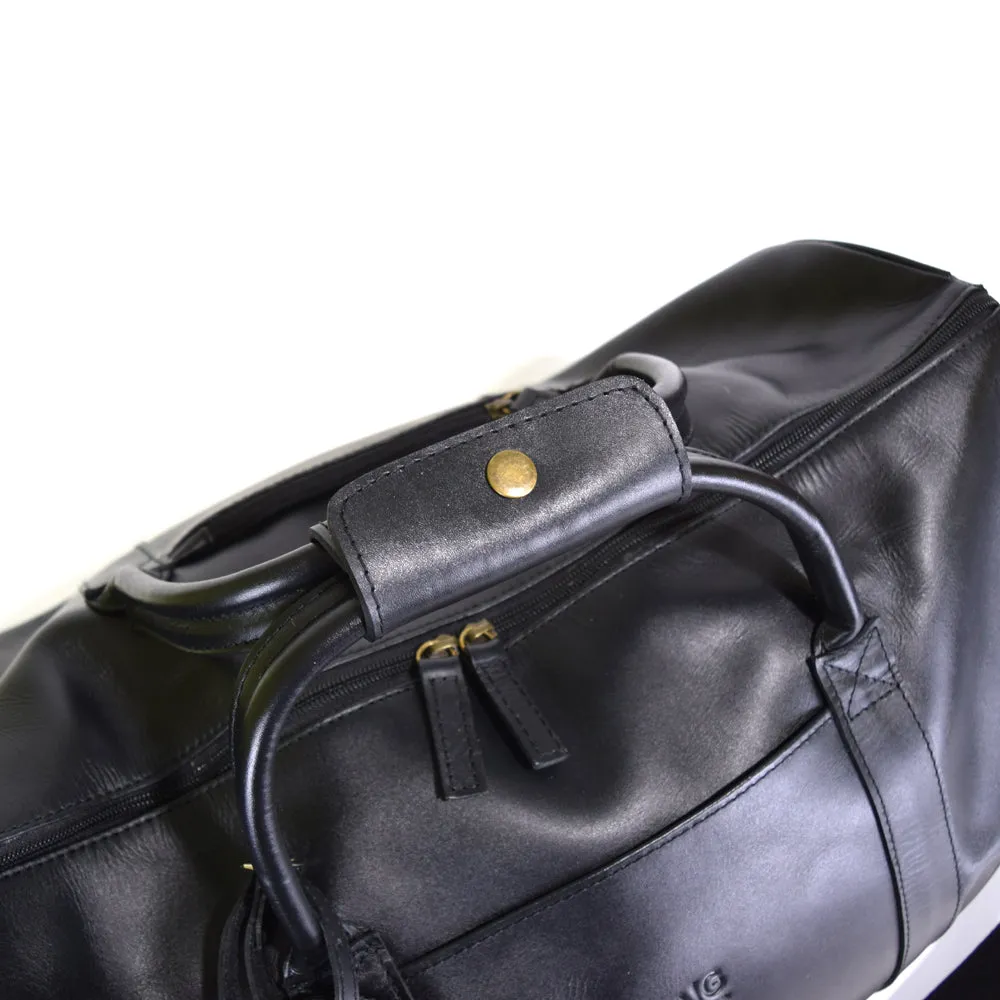 Duffel X-Large in Black Leather