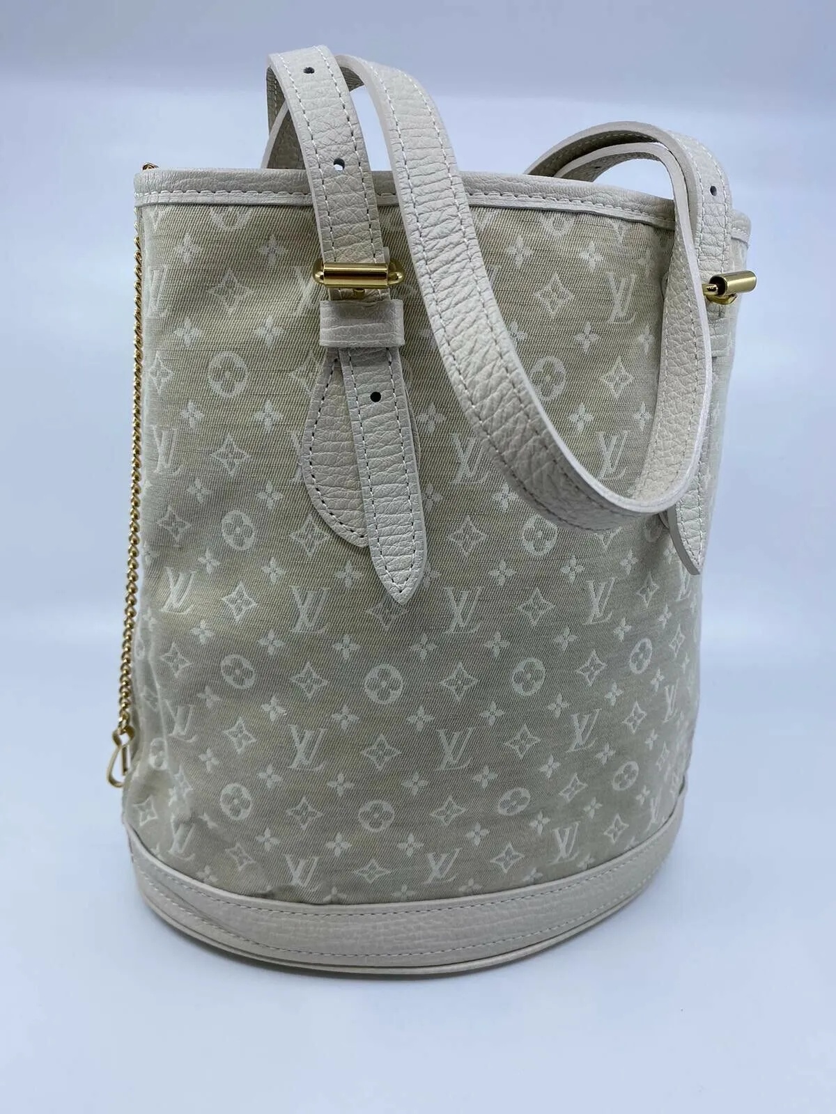 Dune Monogram Mini Lin Bucket PM Bag