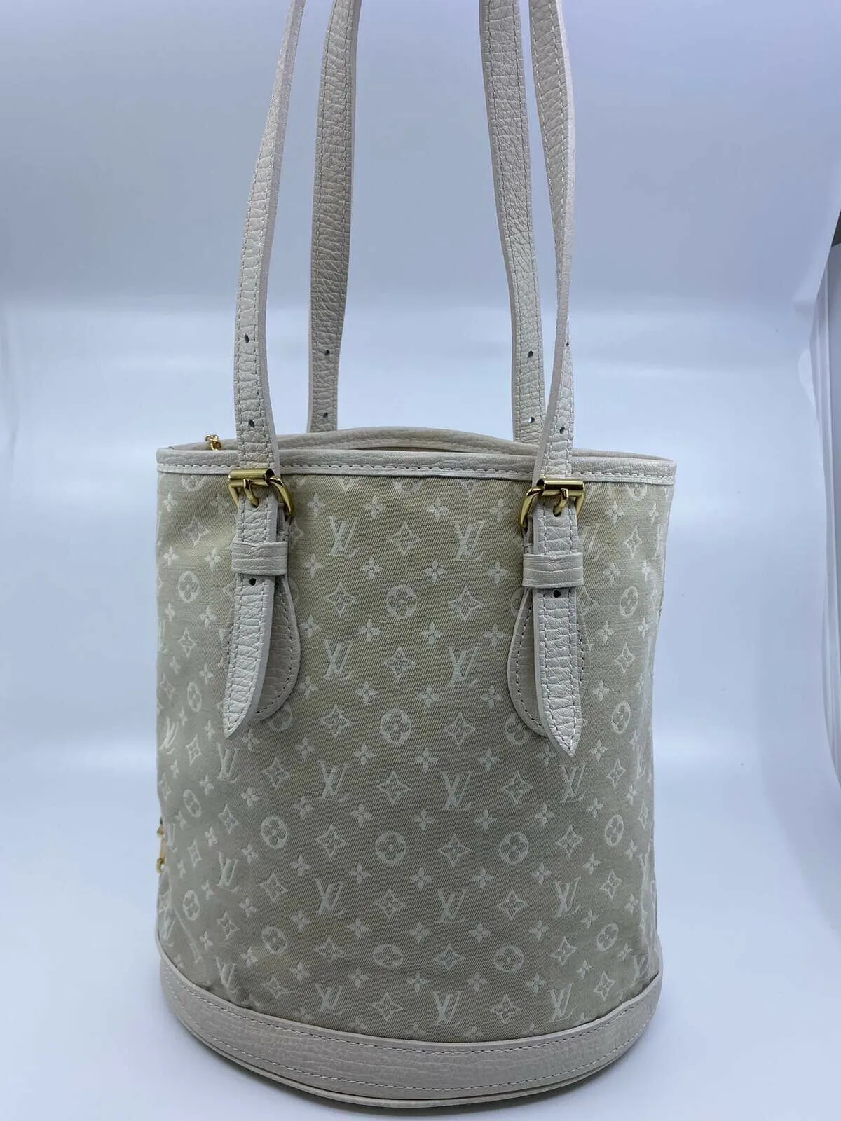 Dune Monogram Mini Lin Bucket PM Bag
