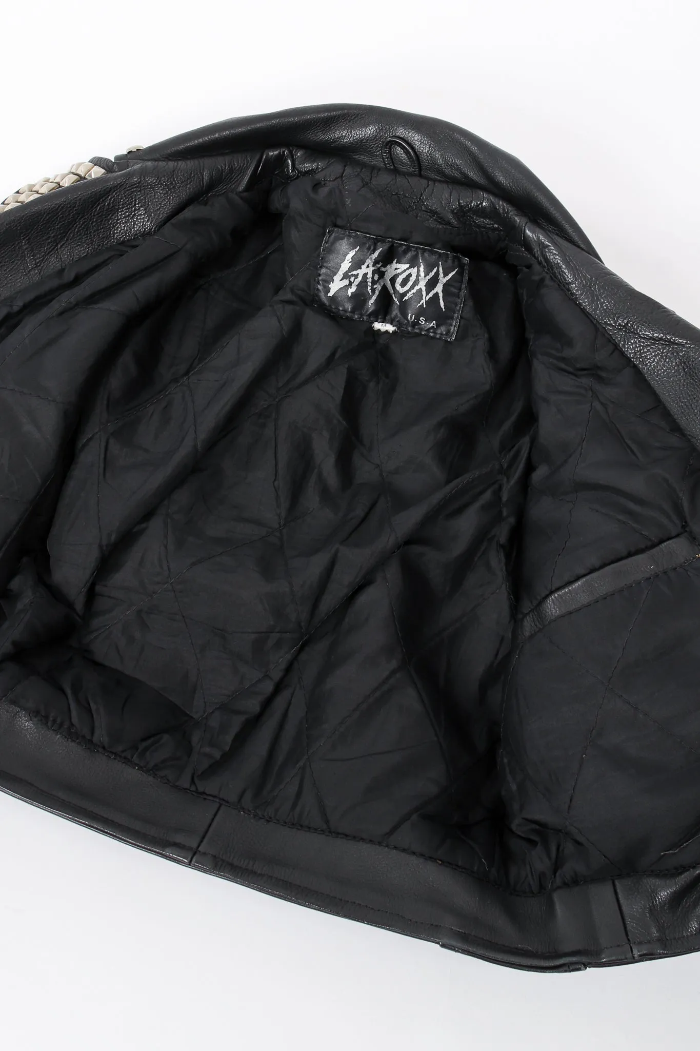 Eagle Studded Leather Biker Jacket