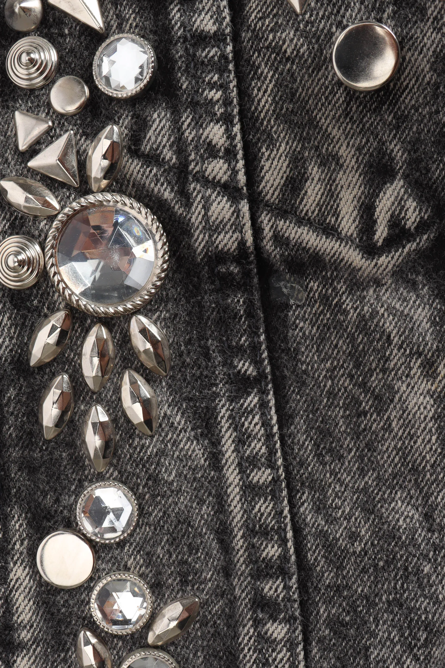 Electric Multi-Studded Denim Jacket