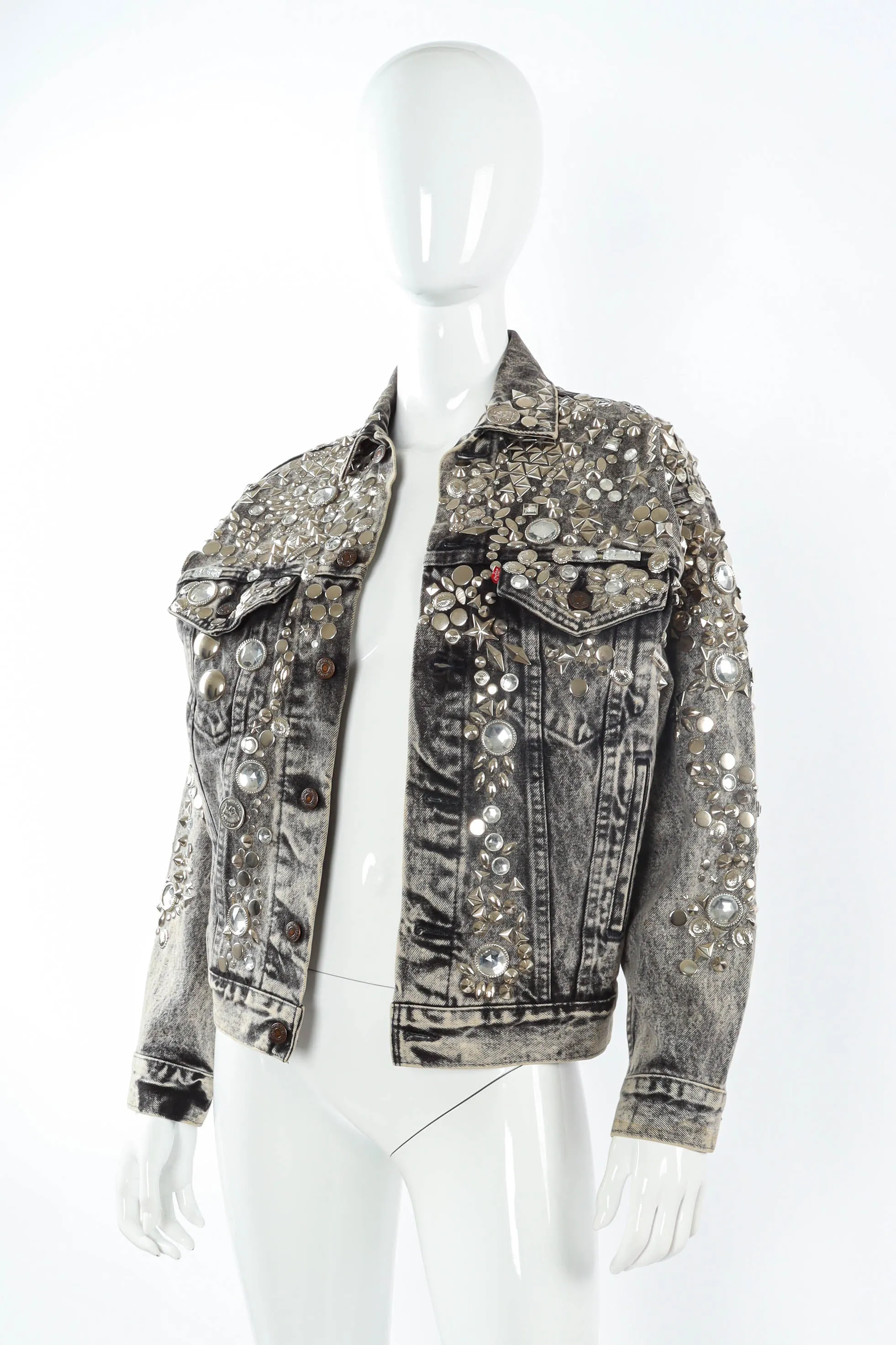 Electric Multi-Studded Denim Jacket