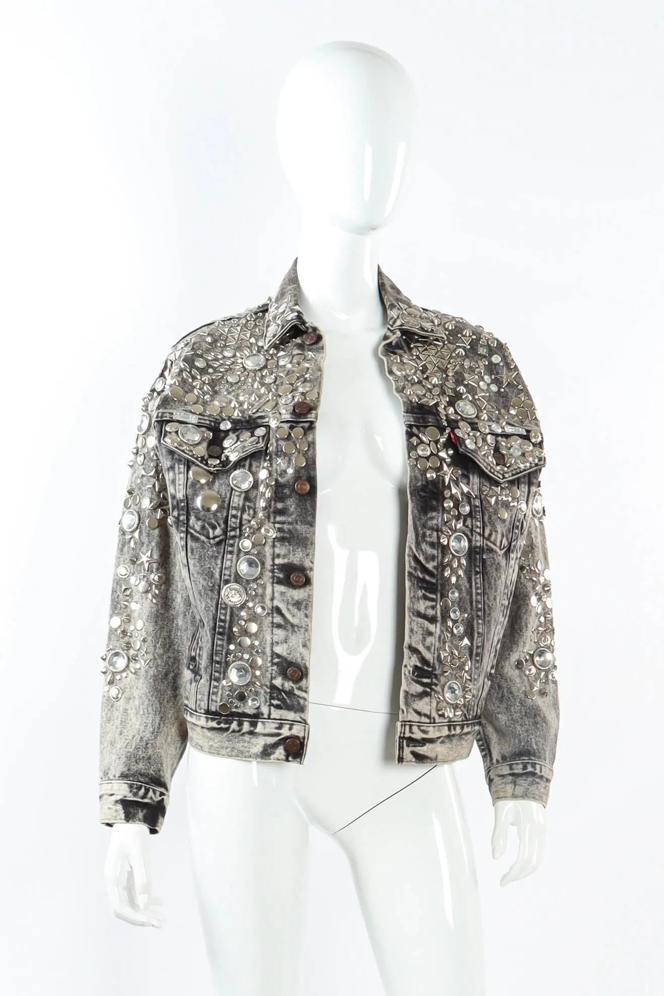 Electric Multi-Studded Denim Jacket