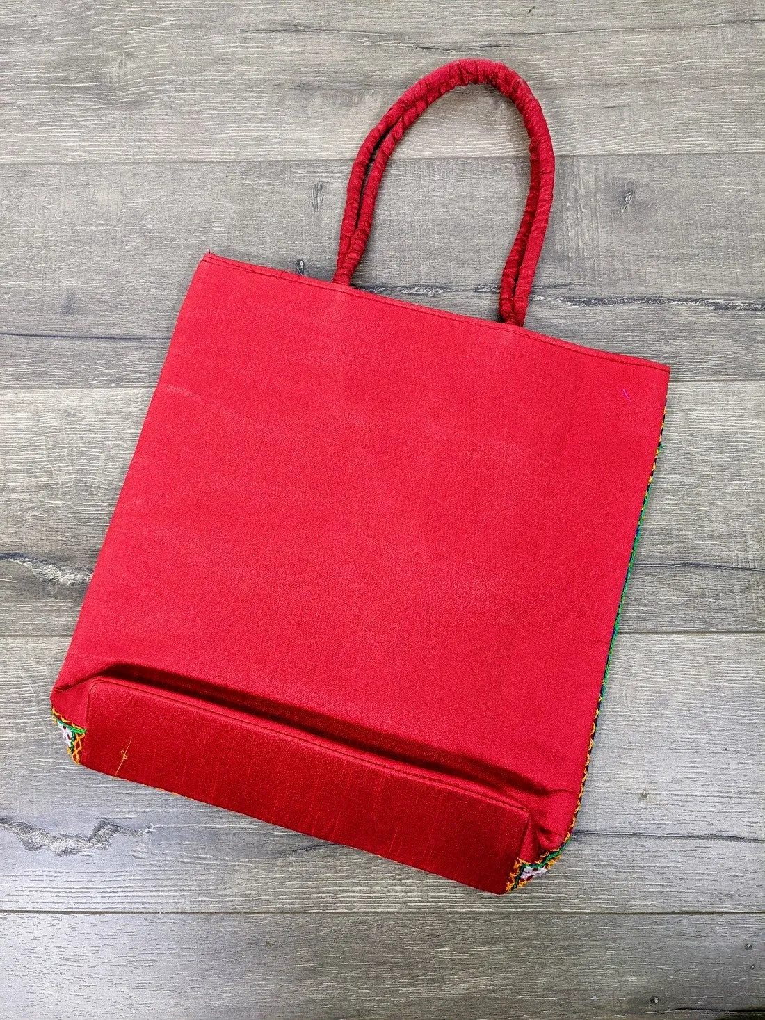 Elephant Embroidered Shopping Bag