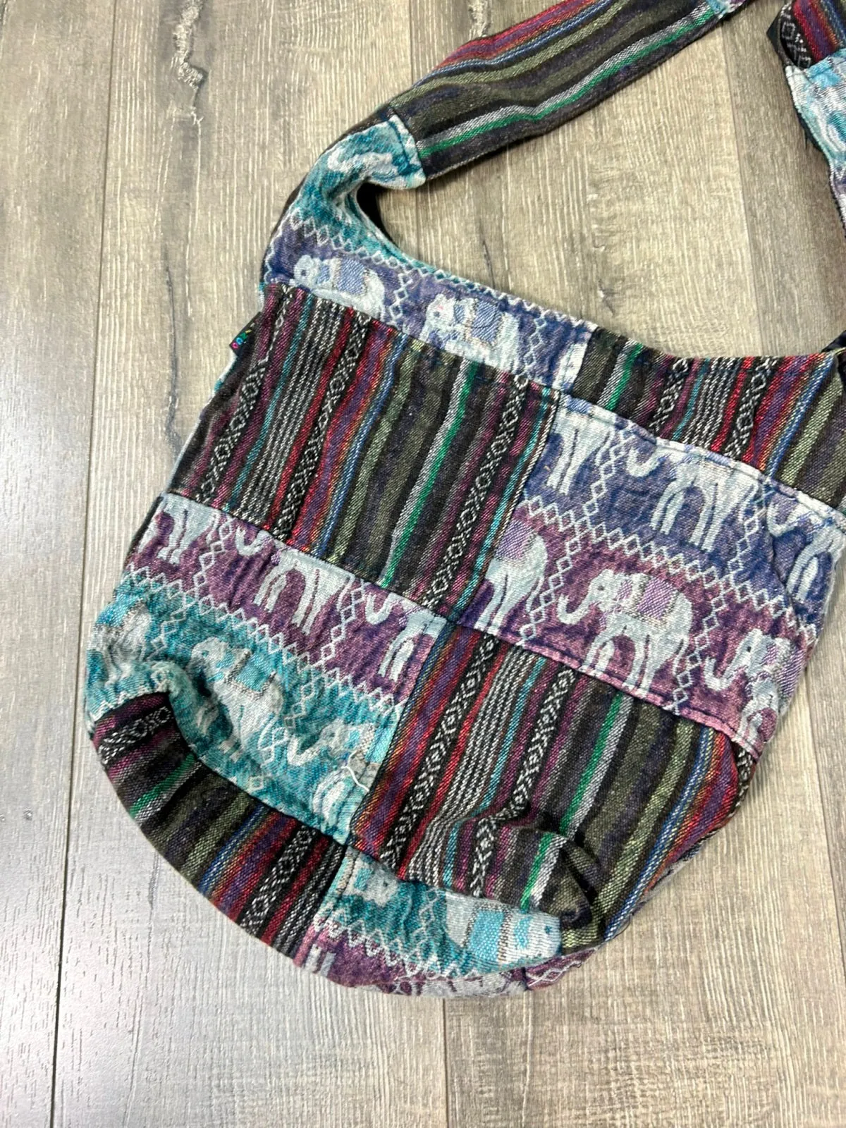 Elephant Patch Shoulder Bag
