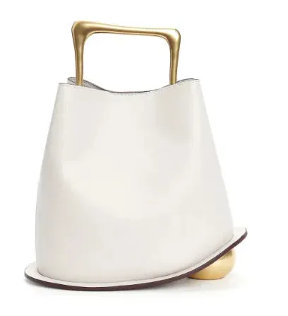Elite Cowhide Leather Women's Commuter Bucket Bag