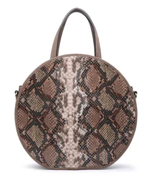 Elliot Round Satchel - Coffee/Brown