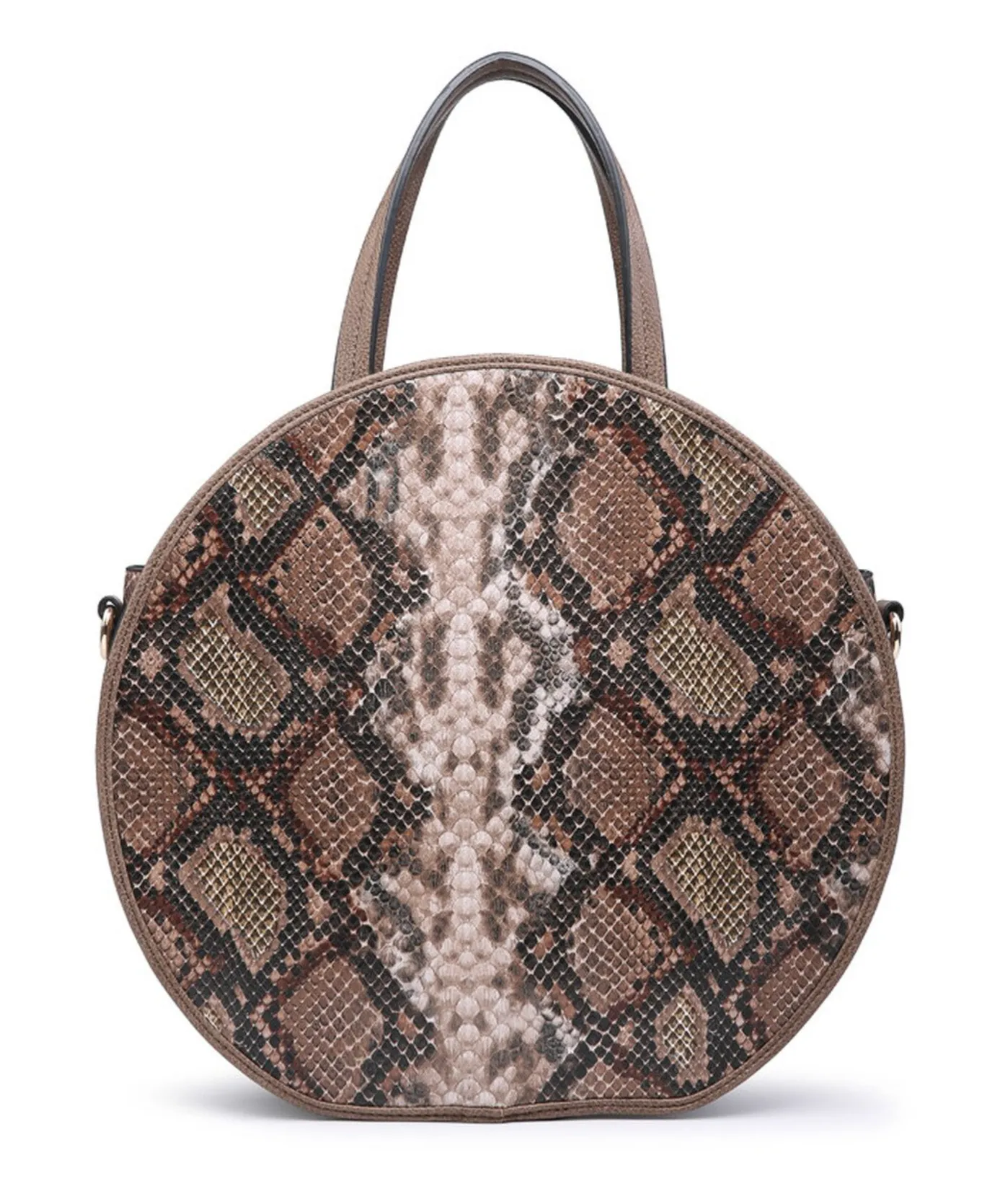 Elliot Round Satchel - Coffee/Brown