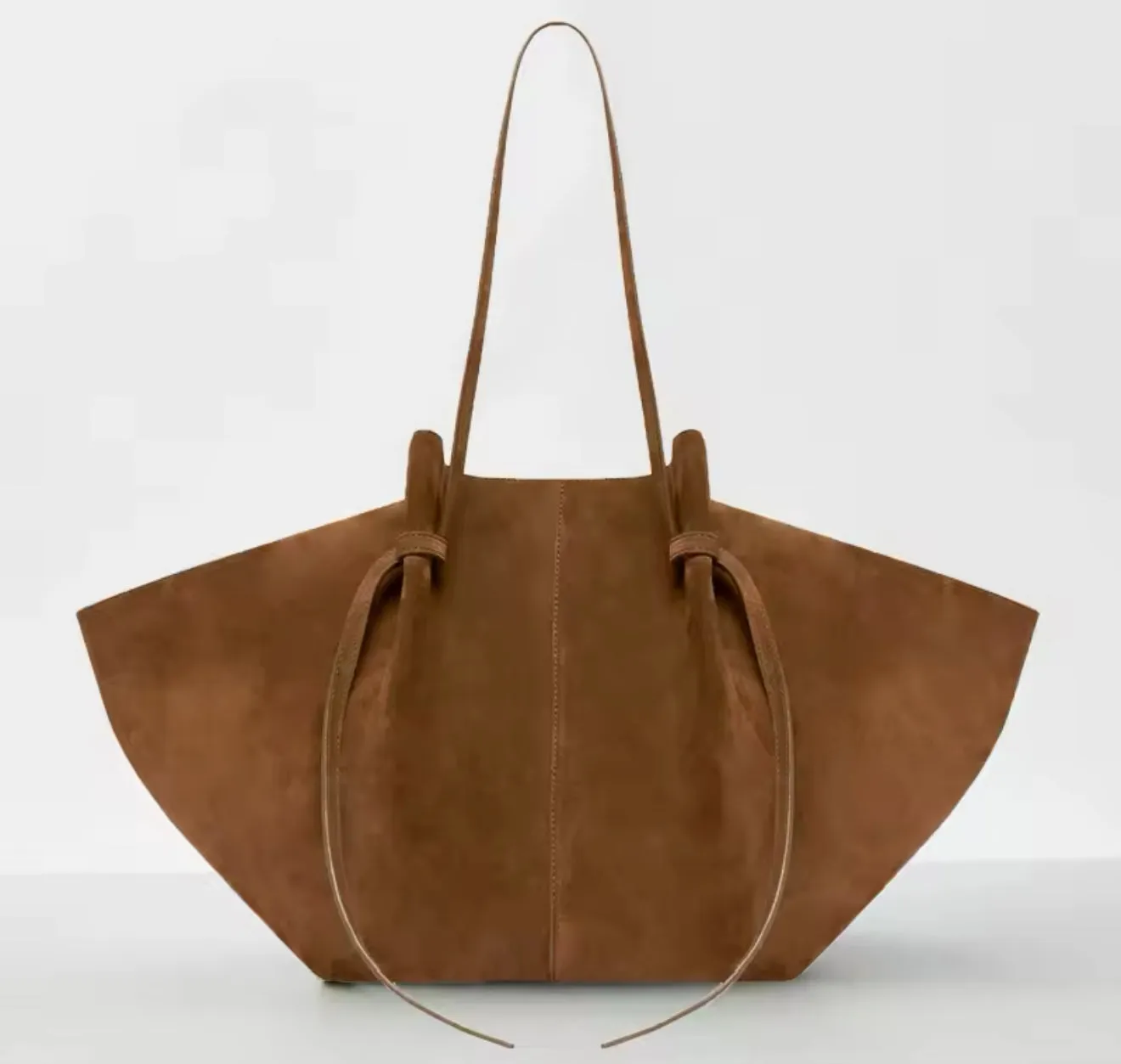 EM FAUX SUEDE TOTE