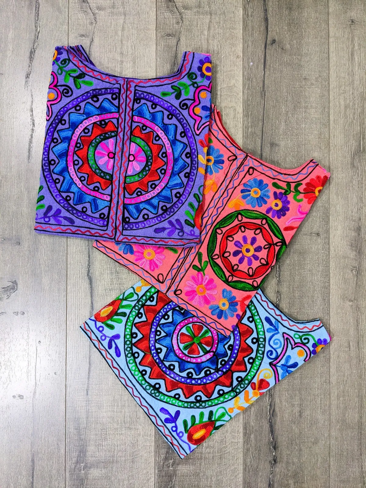 Embroidered Shoulder Bag