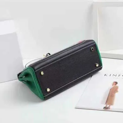 Escher Painted Padlock Satchel