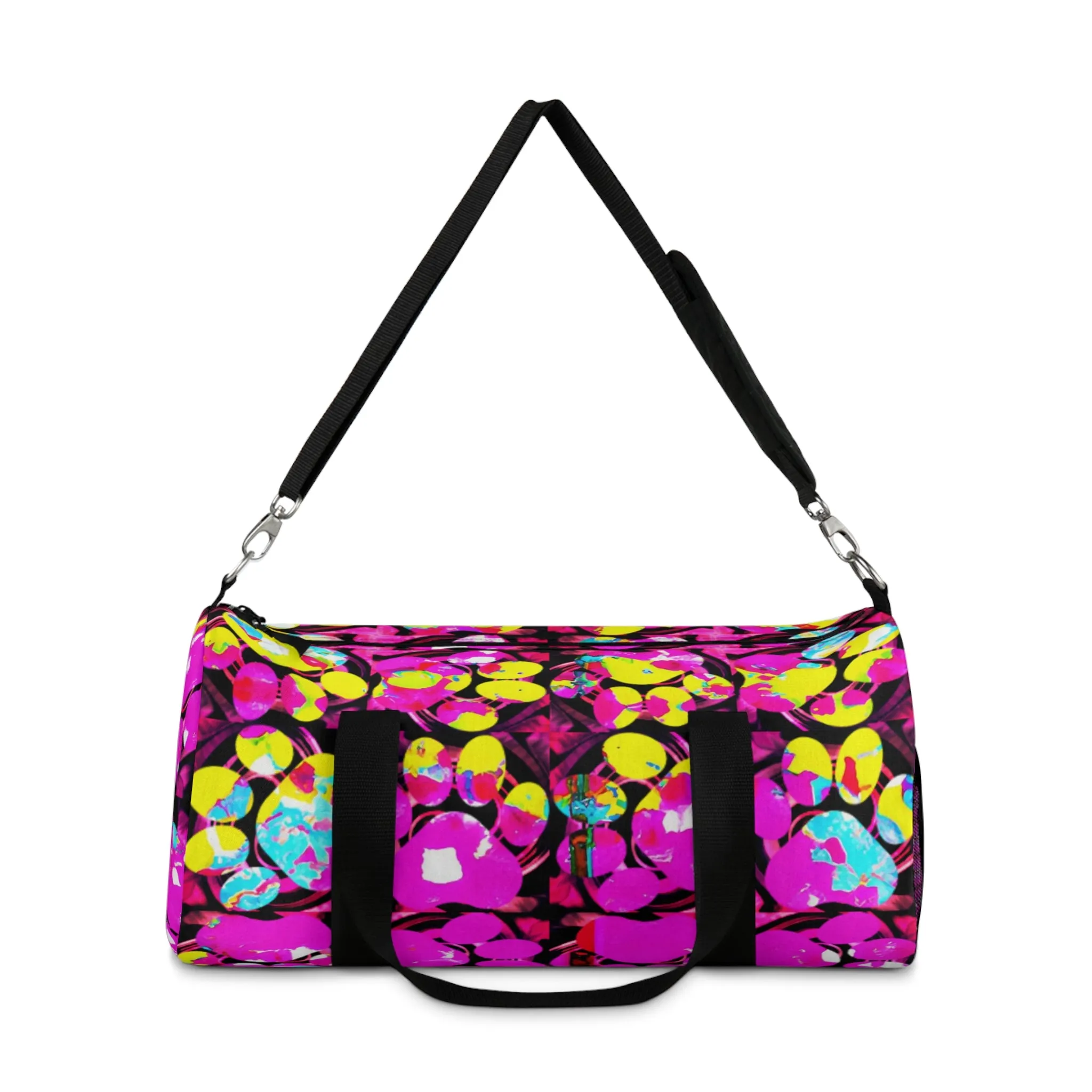 Evelyn Vignette - Paw Print - Duffel Bag