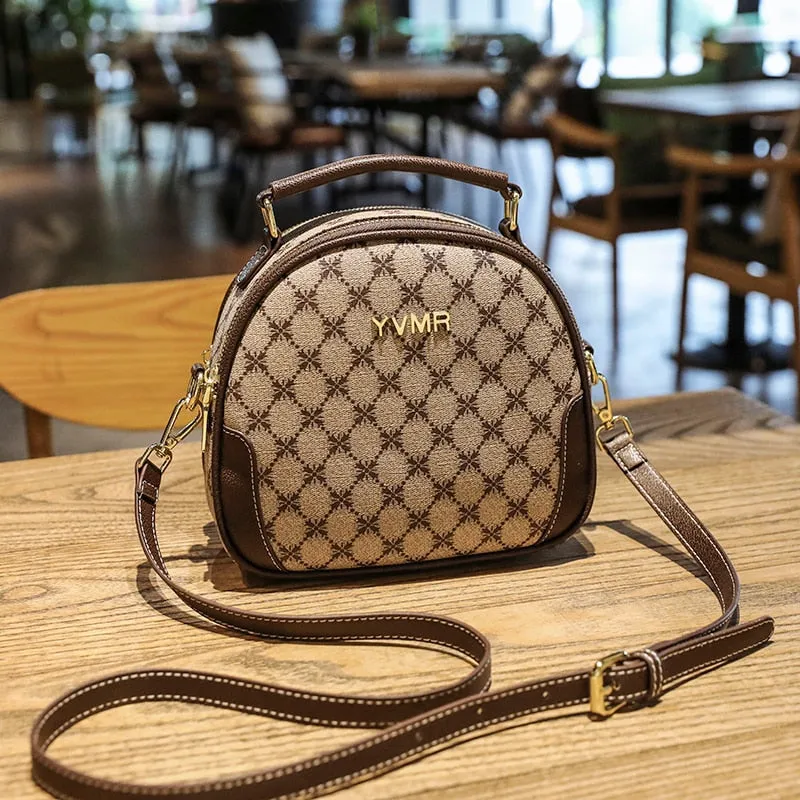 Evening Bag New With Top Handle Shoulder Crossbody Side Strap Leather Vintage