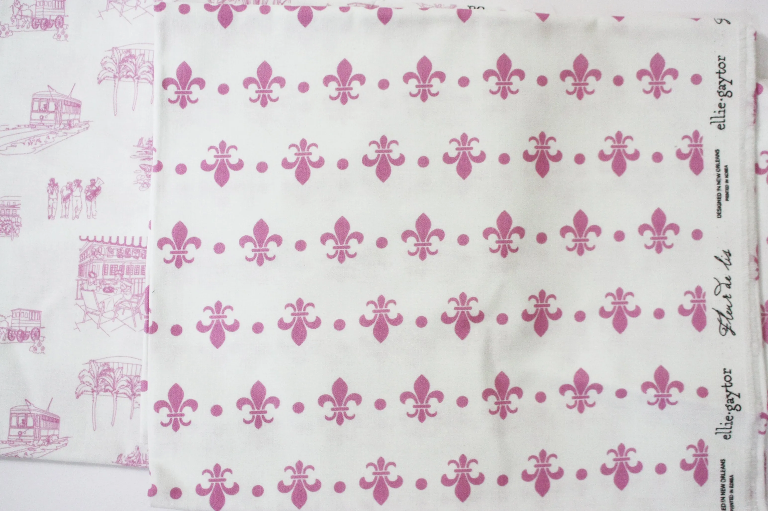 Fabric: Fleur de Lis - Pink | 100% Cotton Woven *Final Cut*