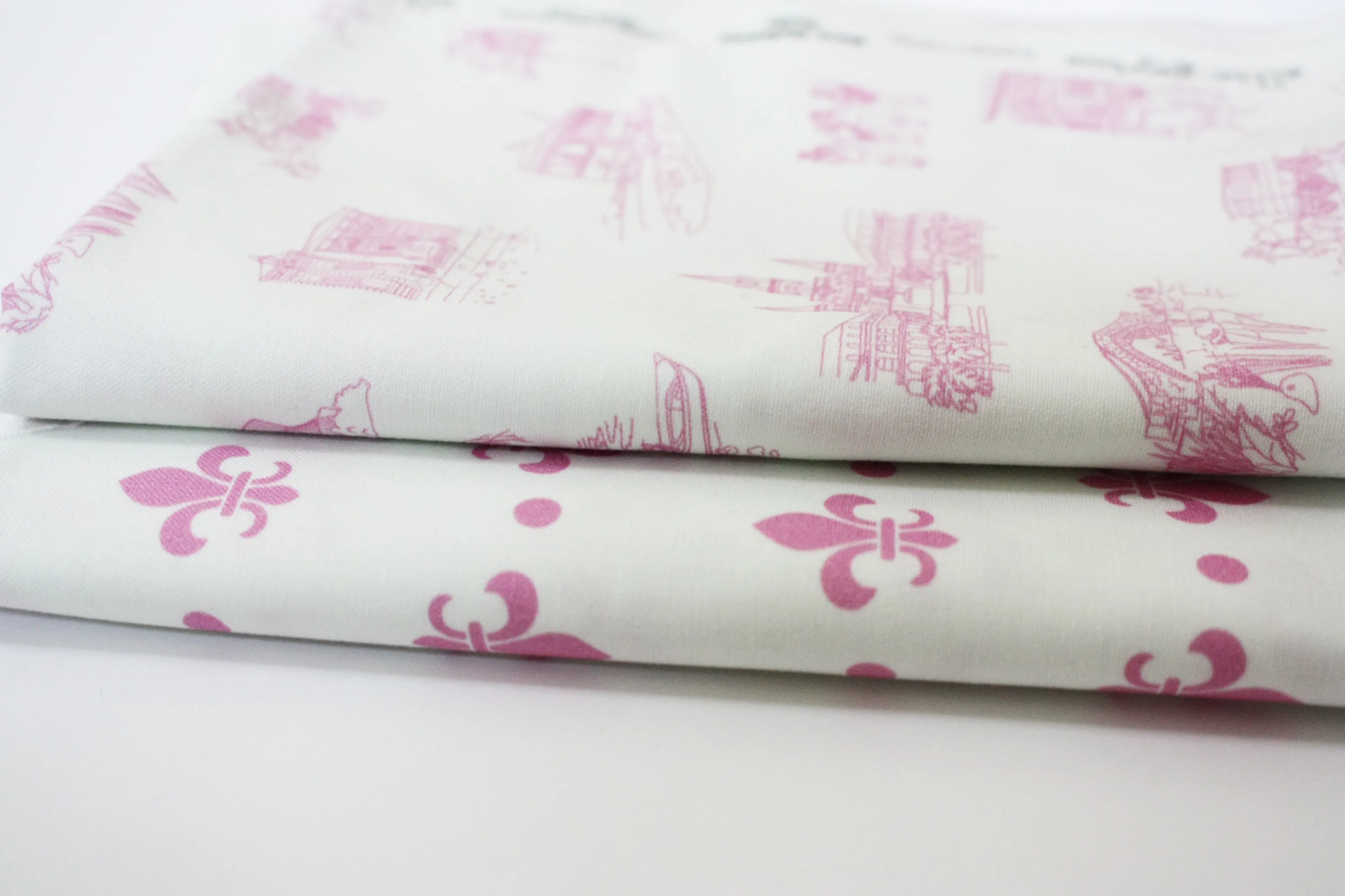 Fabric: Fleur de Lis - Pink | 100% Cotton Woven *Final Cut*