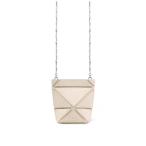 Facet Micro Plus Foldable Crossbody Bag - Rice